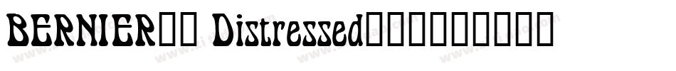BERNIER__ Distressed生成器字体转换